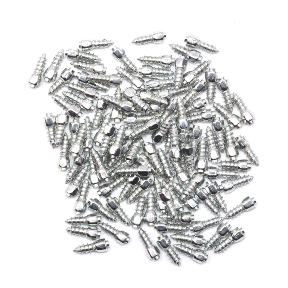 500 Pcs 12 Mm Sneeuw Schroef Band Studs Anti Skid Vallen Spikes Wiel Banden Voor Auto Motor Fiets