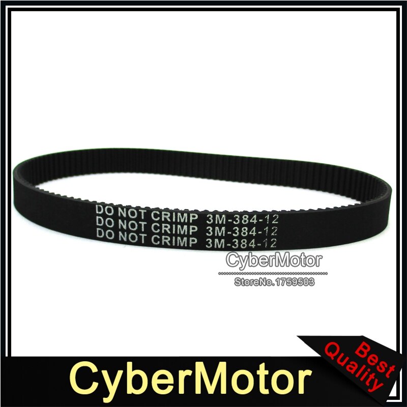3M-384-12 Transfer Drive Belt For Electric E-Bike Scooter Pulse Charger City Skull