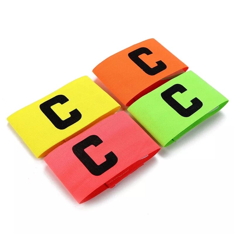 1 piece professional football captain armband football competition arm elastic band captain arm band leader sports stick cord