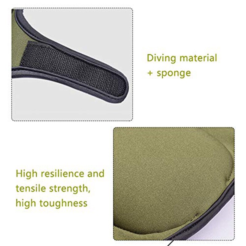 Rodilleras de jardinería, rodilleras para el hogar para limpieza de jardinería, correas ajustables rodilleras para fregar pisos trabajo suave comodidad F