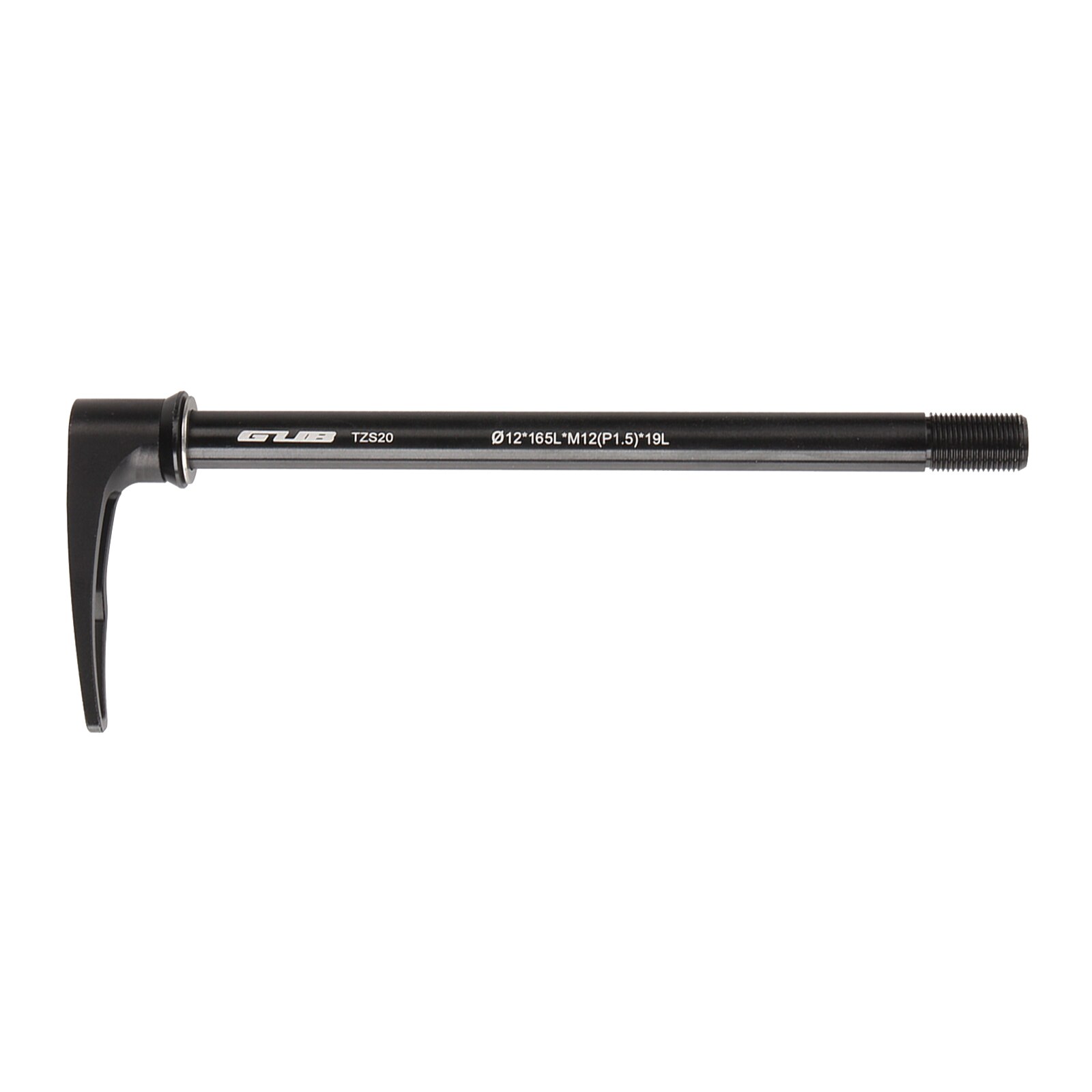 Bicycle Thru Axle Bike Quick Release Mountain Bike Hubs Tube Shaft Skewers Rear Axle 12x142 12x148 M12 P1.75 P1.5 P1.0 Axle: 165L P1.5 19L Handle