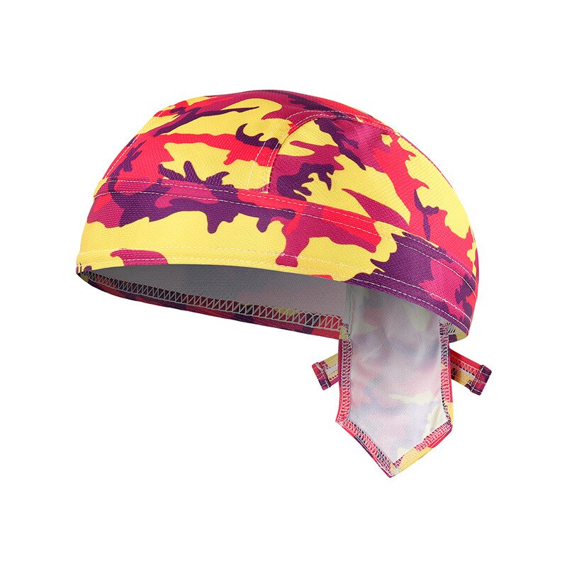 ARSUEXO multicolores Ciclismo gorra verano transpirable Bandana Ciclismo al aire libre deporte bicicleta Bandana hombres secado rápido cabeza bufanda: S7