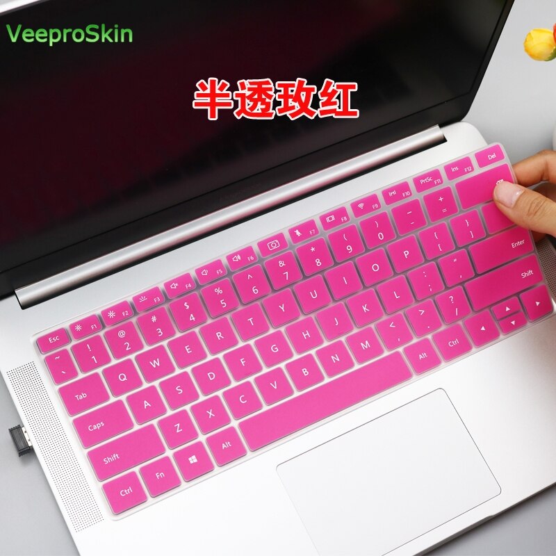 Laptop Keyboard Cover Protector skin for Huawei MateBook D 15 AMD Ryzen 15.6" for Huawei Mate Book D15: rose