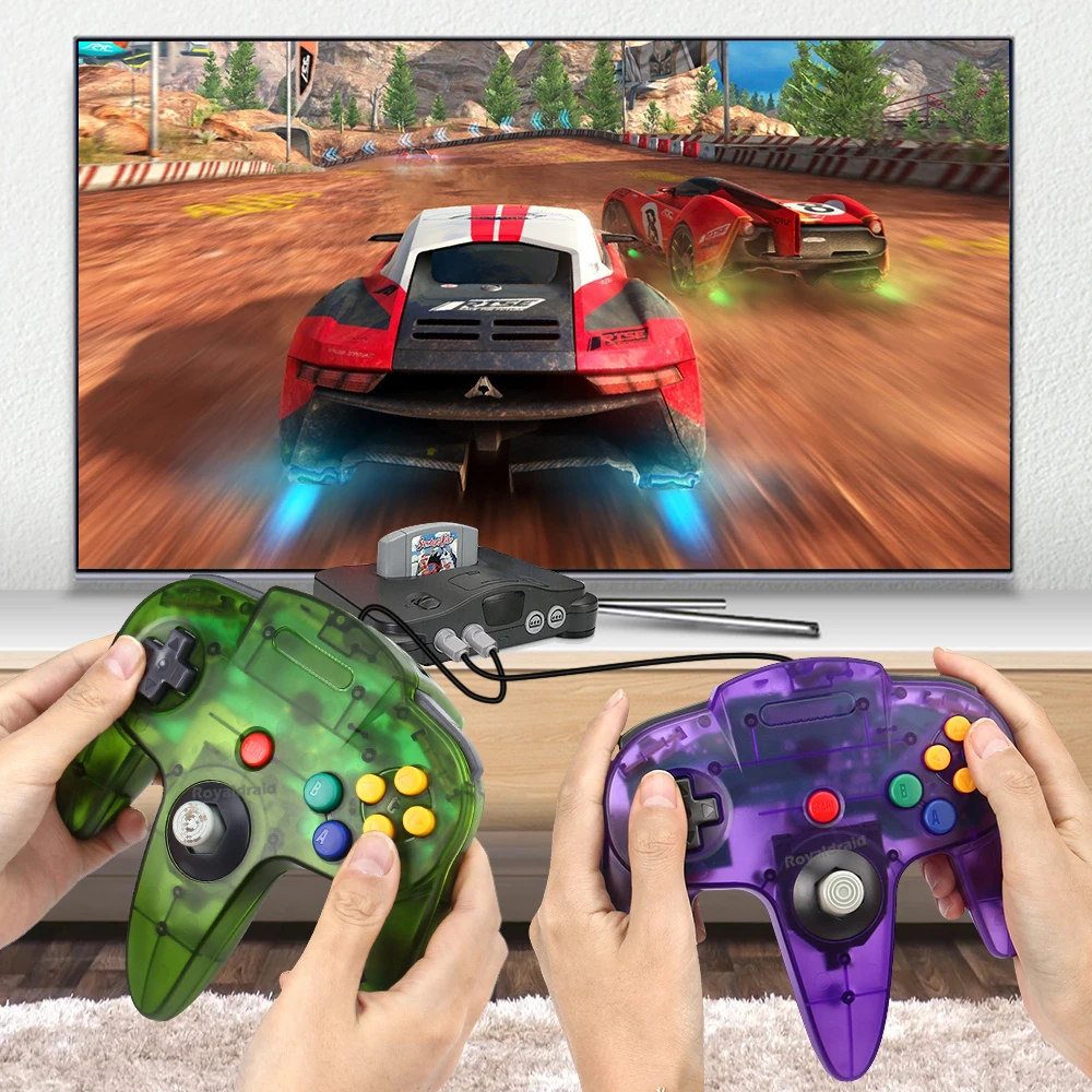 For N64 Controller Classic Wired Remote Control Gamepad Gaming Joystick Retro Video Game System For N64 Console Joypads