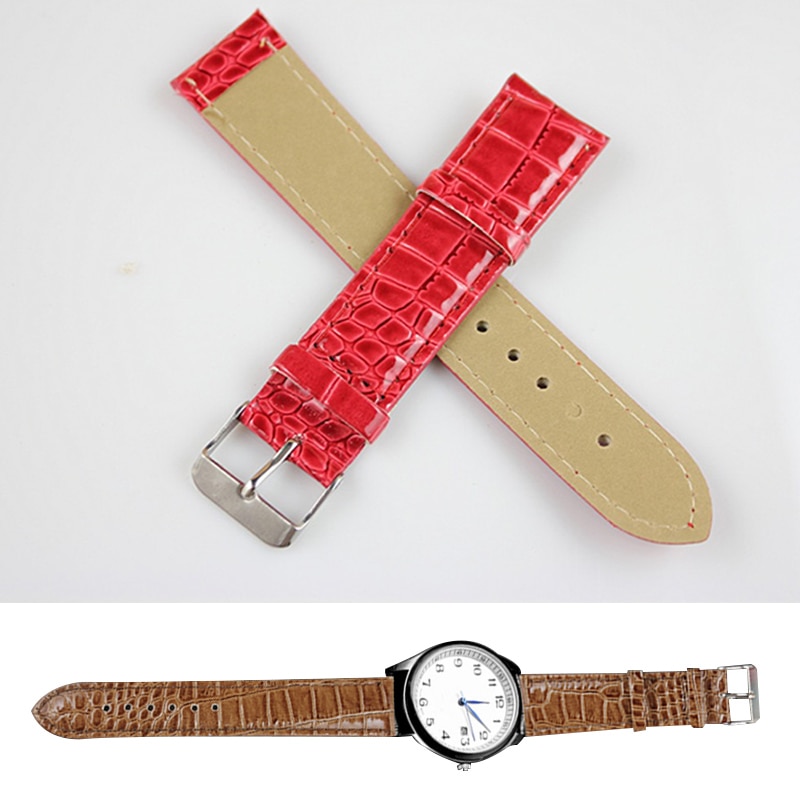 20mm masculino feminino couro do plutônio do vintage relógio de pulso banda pulseira cinto pulseiras correia pulseira relógio acessórios