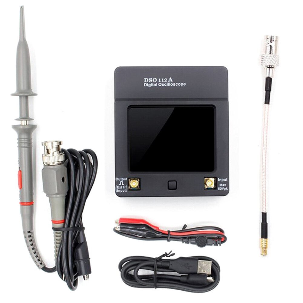 Handheld Mini Portable Digital Oscilloscope 30M 2031H Handheld Bandwidth 200MSps Sampling Rate with P6100 Oscilloscope Probe