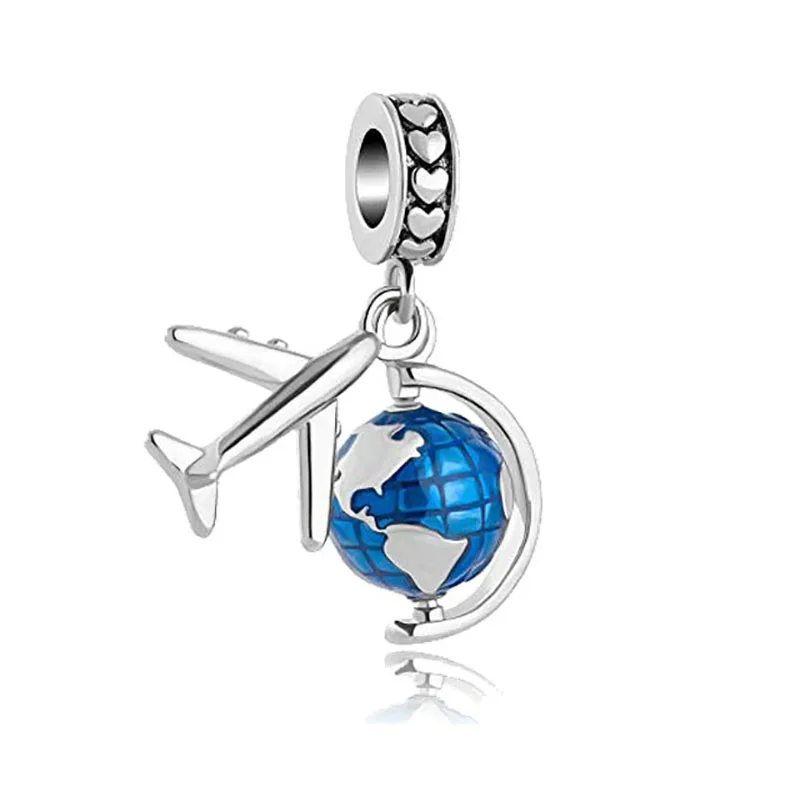 Abalorio de estrella de corazón para mujer, Pulsera Original, joyería de , azul, Océano, Tortuga, pulpo, serie,: Lavanda