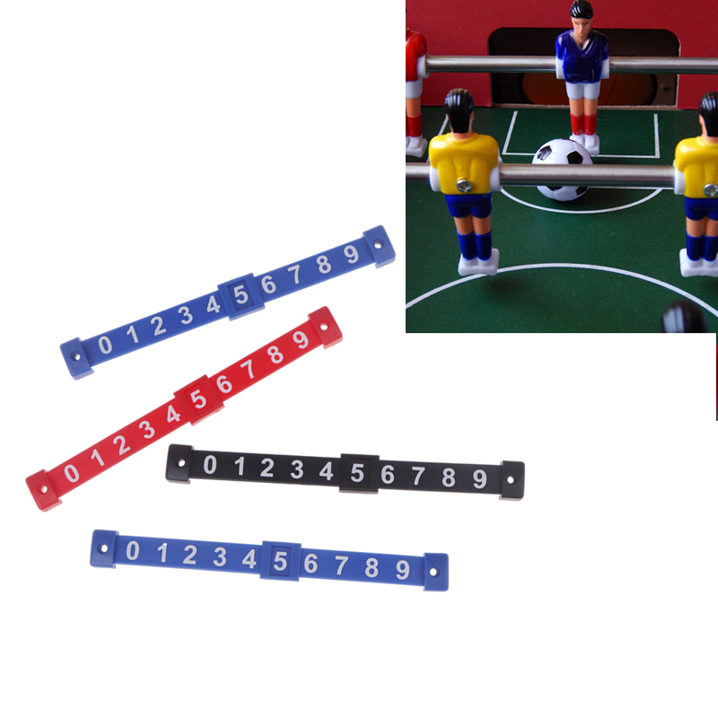 2 Stuks Tafelvoetbal Teller Marker Tafel Spel Scoren Eenheden 10 Nummers Voor Voetbal Keepers Standaard Tafels Scorebord