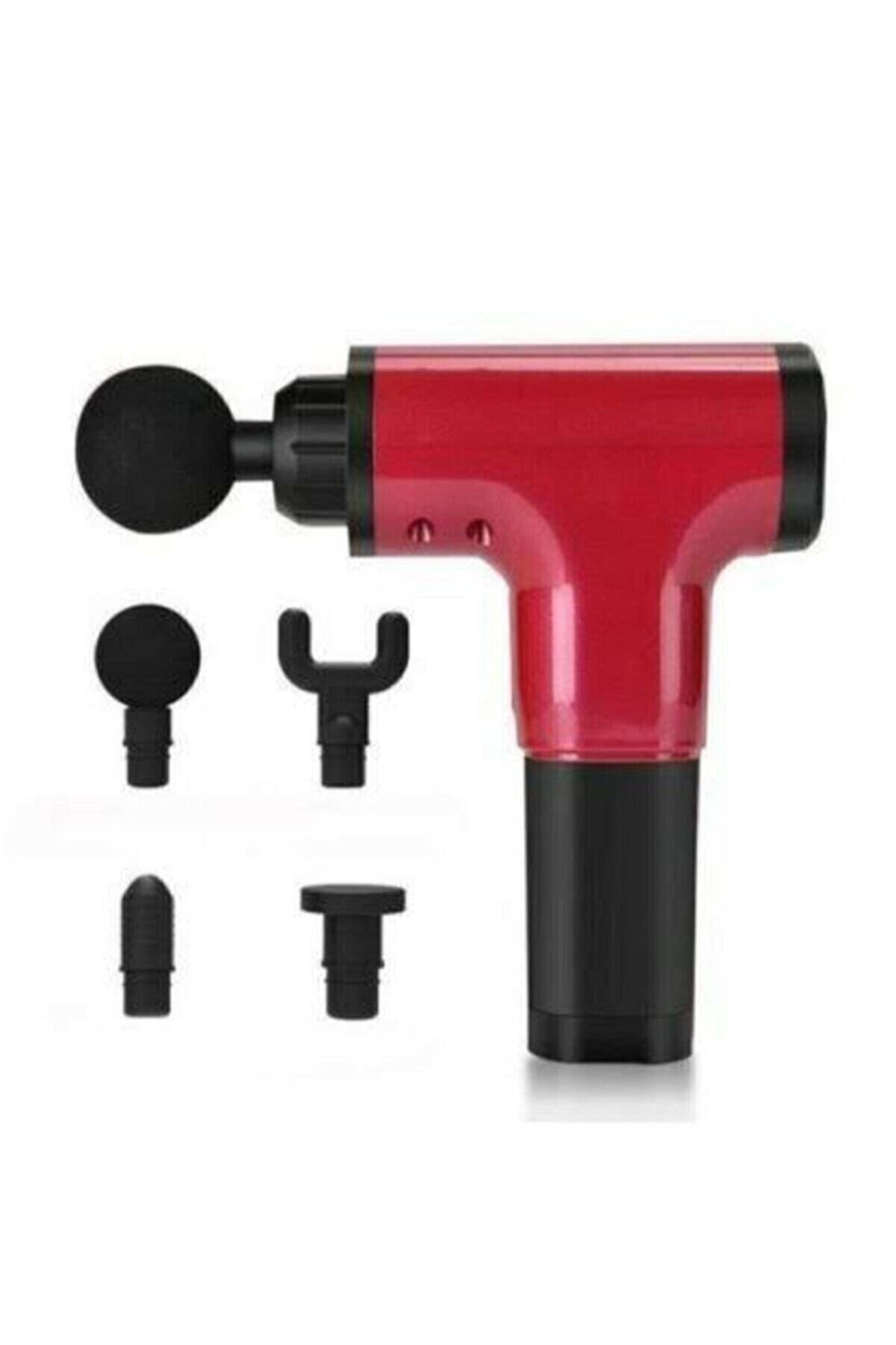 Pistolet de Massage vibrant à impulsion Rechargeable, outil de relaxation musculaire: Rouge