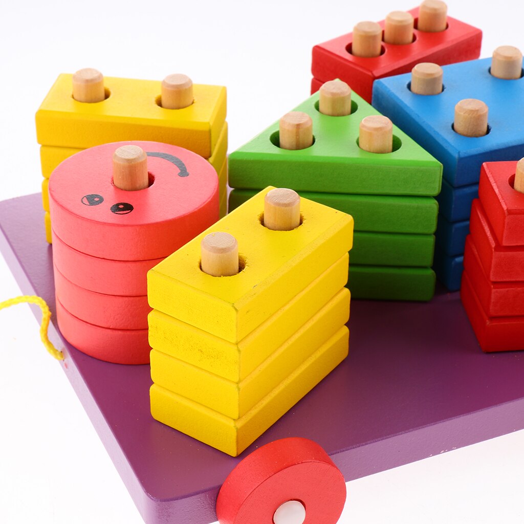 Wooden Mood Cannula Pillar Vehicle Geometric Stack... – Vicedeal