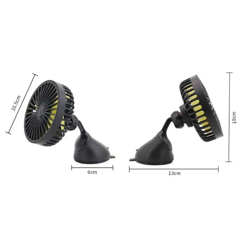 Usb Boot Fans Zuignap Auto Dashboard 5V Usb Fan 3 Speed Control ... – Vicedeal