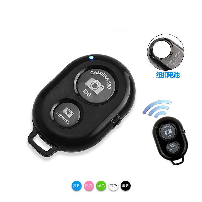 Trådløs Bluetooth Kameraudløser - Selvudløser Knap - Til iOS/Android
