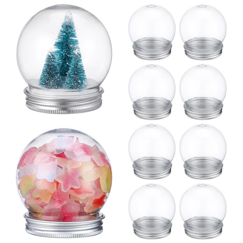 10 sztuk 150/270/300ml DIY kula śnieżna pusta kula wodna plastikowa butelka w kształcie kuli świąteczne rekwizyty robić robienia