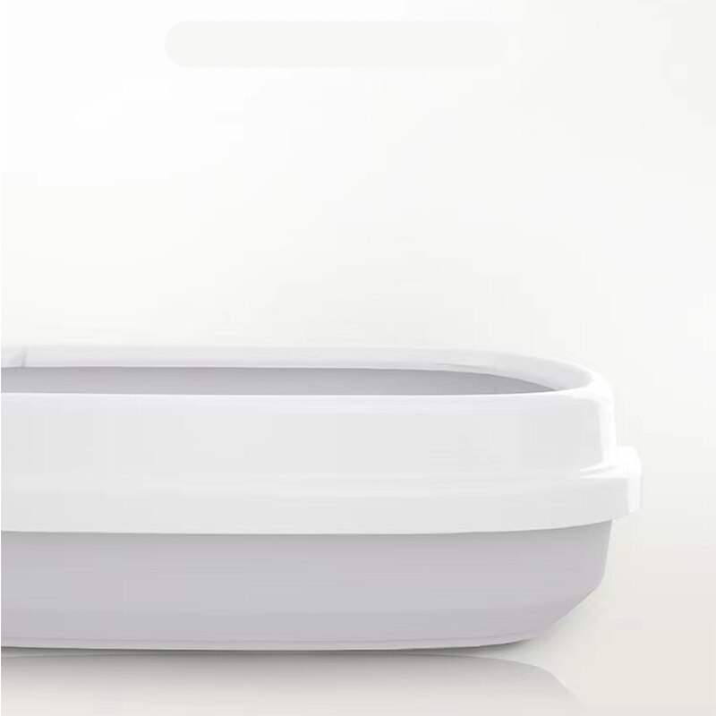 Cat Litter Box Splash-Proof Semi-Enclosed Detachable Cat Toilet With Spoon Deodorizing Cat And Kitten Cage Can Put Sandbox Suppl
