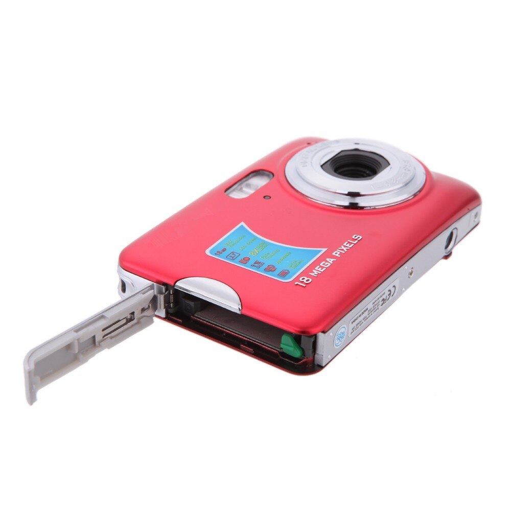 18 Mega pixels HD Mini Digital Camera 18MP 8x Zoom Smile Capture Anti-shake Video Camcorder