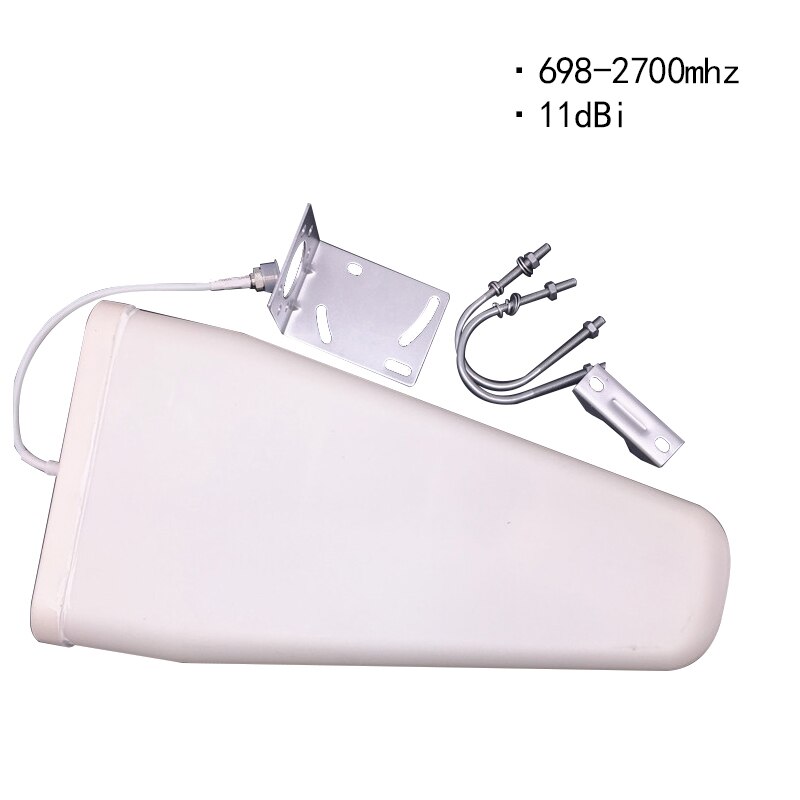 2G 3G 4G LTE Signal Booster Antenna Set For Signal Repeater 11dBi Outdoor Antenna + 9dBi Panel Antenna +15 Meters Coaxial Cable