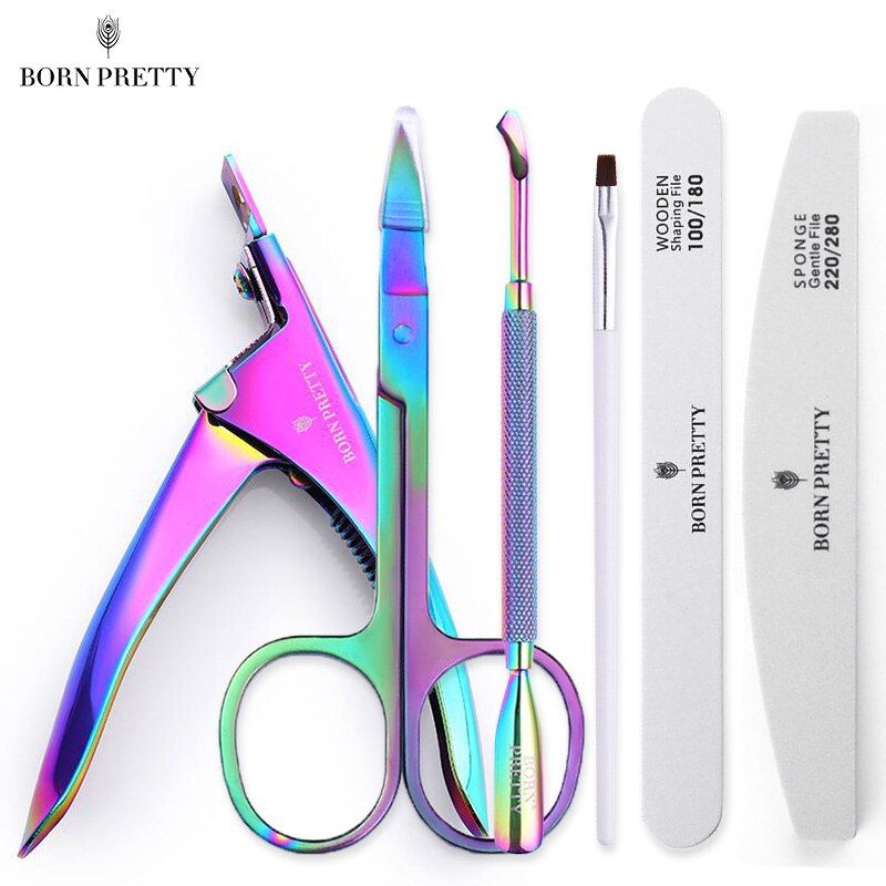 BORN PRETTY Cuticle Nippers Nail Art Scissors Cuticle Clippers Trimmer Dead Skin Remover Stainless Steel Cutters Nails Tool