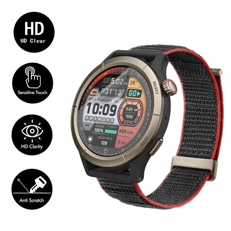 10 Stück TPU Hydrogel Sanft Displayschutzfolie für Amazfit Gepard runden / Gepard Profi Clever Uhr HD klar Schutzfolie