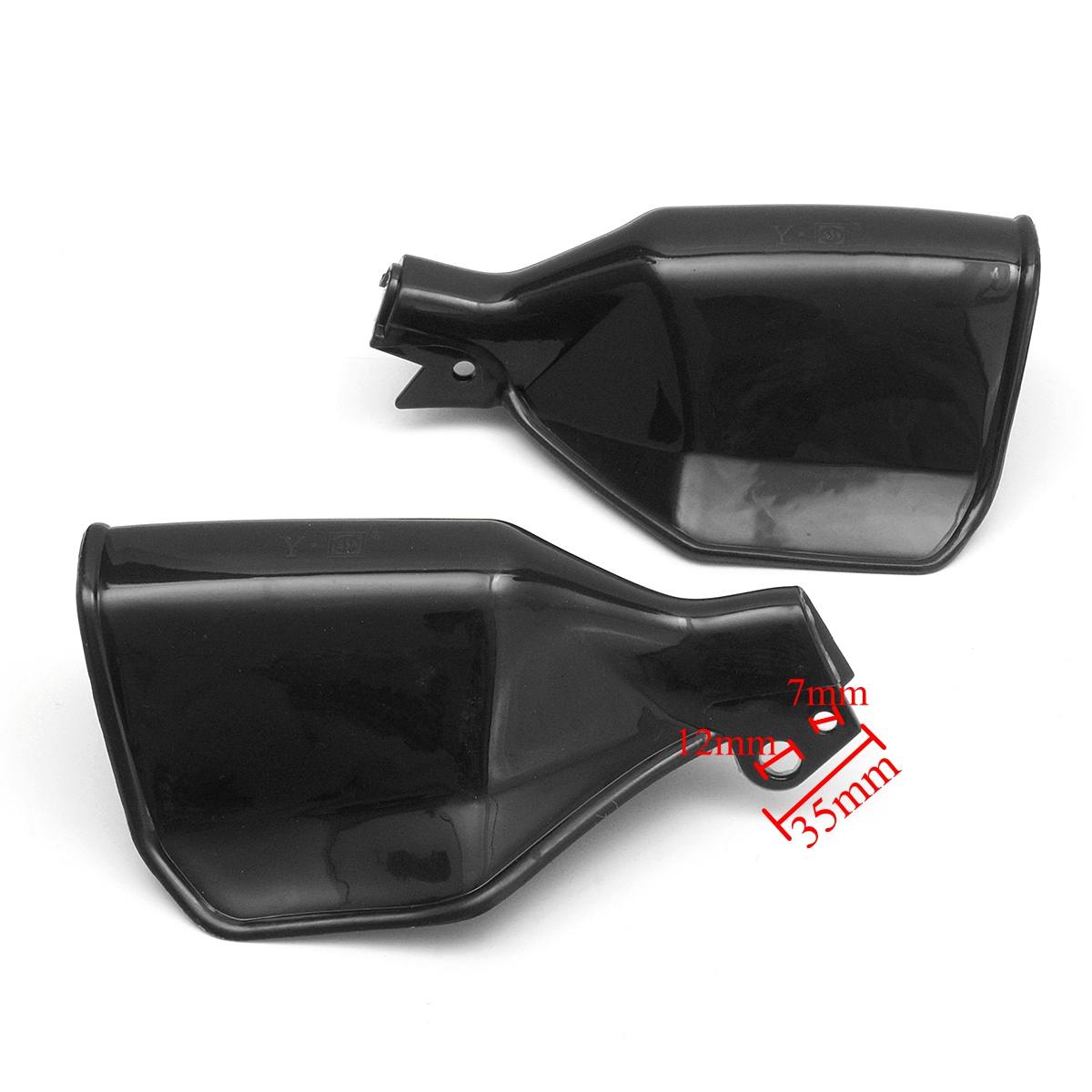Pair Universal Motorcycle Handguards Hand Guard Shield Scooter Protector Protection
