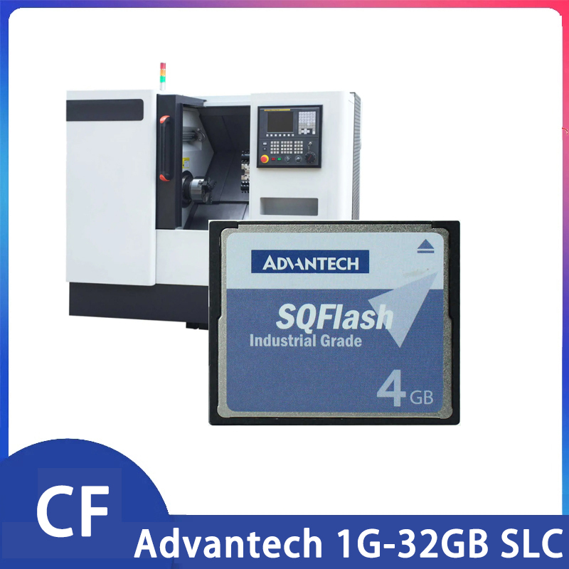 Karta pamięci przemysłowej advantech  cf 1g 2g 4g 8g o szerokim zakresie temperatur, sqflash, obrabiarka cnc, system trasowania, dysk rozruchowy, karta cf