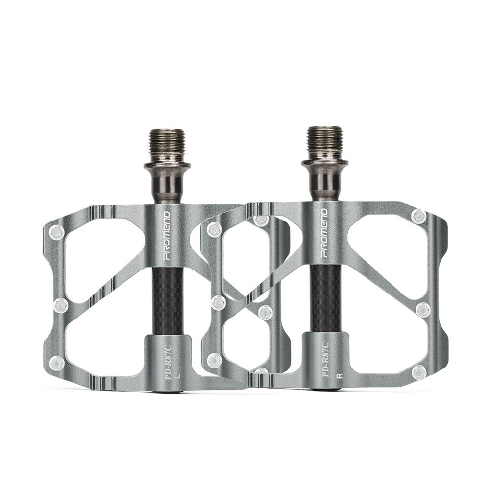 PROMEND Mtb Pedal Quick Release Road Bicycle Pedal Anti-slip Ultralight Mountain Bike Pedals Carbon Fiber 3 Bearings Pedale Vtt