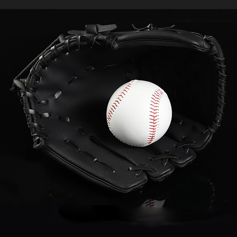 11.5 Inches Baseball Handschoen Linkshandige Afbreekbaar Zachte PU Leer Softbal Pitcher Handschoenen Sportkleding Accessoires