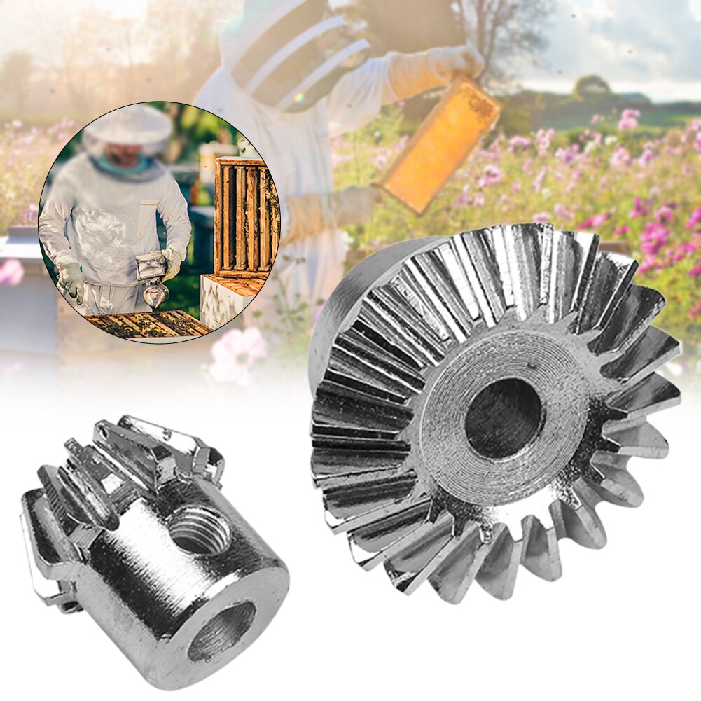 2 uds. Equipo de herramientas de apicultura para el hogar de plata y acero inoxidable apicultor duradero para agricultura, equipo de extracción de miel para jardín
