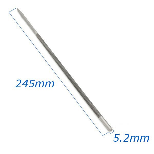 5pcs/set Chainsaw Sharpening Filing Kit 5.2mm File Fits for Stihl 3/8 Pro Chain
