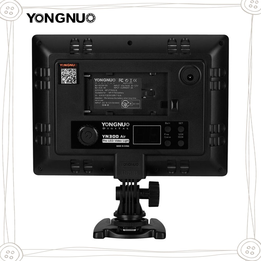 YONGNUO YN300 Air II YN300air II YN-300 air Pro 3200k-5500k RGB LED Camera Video Light for Canon Nikon