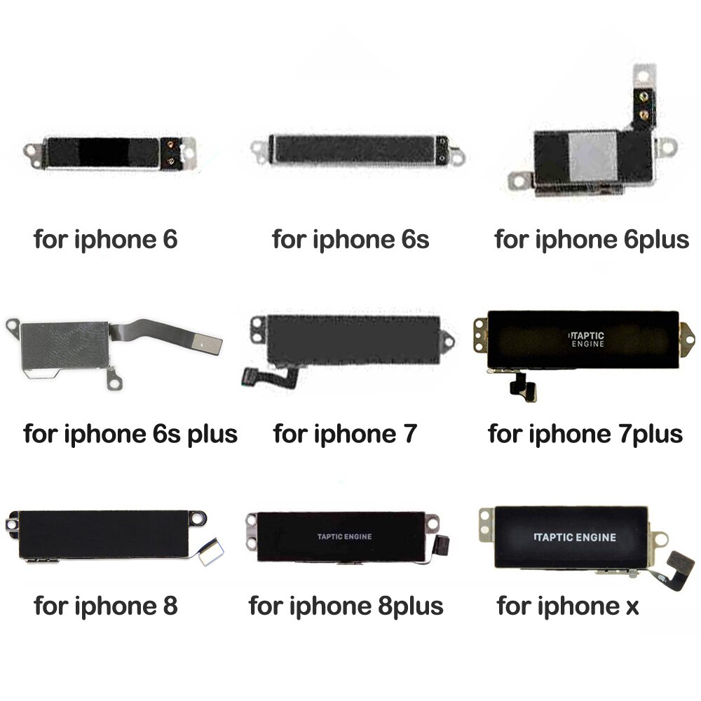 Voor Iphone 6 6S 6S Plus 7 8 7Plus 8Plus X Vibrator Motor Reparatie Onderdelen Vervanging mobiele Telefoon Onderdelen