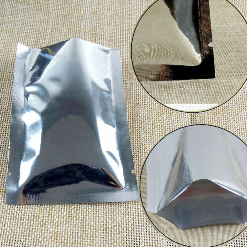 100 stk aluminiumsfolie mylar poser vakuumforsegler madopbevaringspakker poser i 8 størrelser