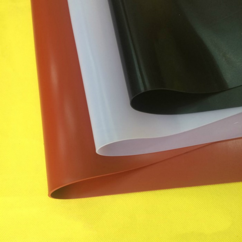 Rood/Doorschijnend/Zwart Siliconen Rubber 500x500mm 1mm Silicone Folie voor Vacuüm Pers Oven hittebestendige Siliconen Mat