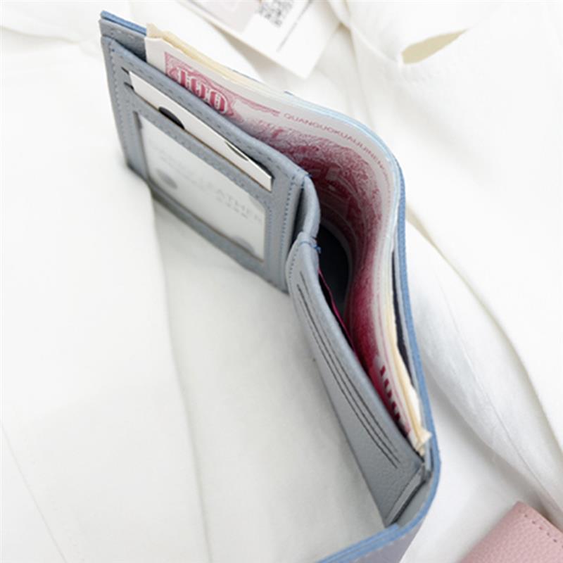 Cartera de mujer con bordado , Cartera de informal con tarjeta bordada, cartera de mano, Cartera de cambio,