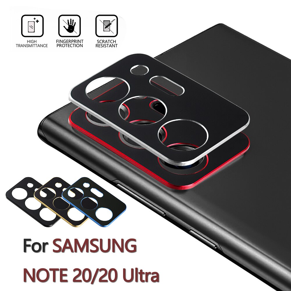 Ultra-Dunne Mobiele Telefoon Metalen Camera Lens Screen Protector Stickers Voor Samsung Galaxy Note 20/Note 20 Ultra lens Cover Stickers