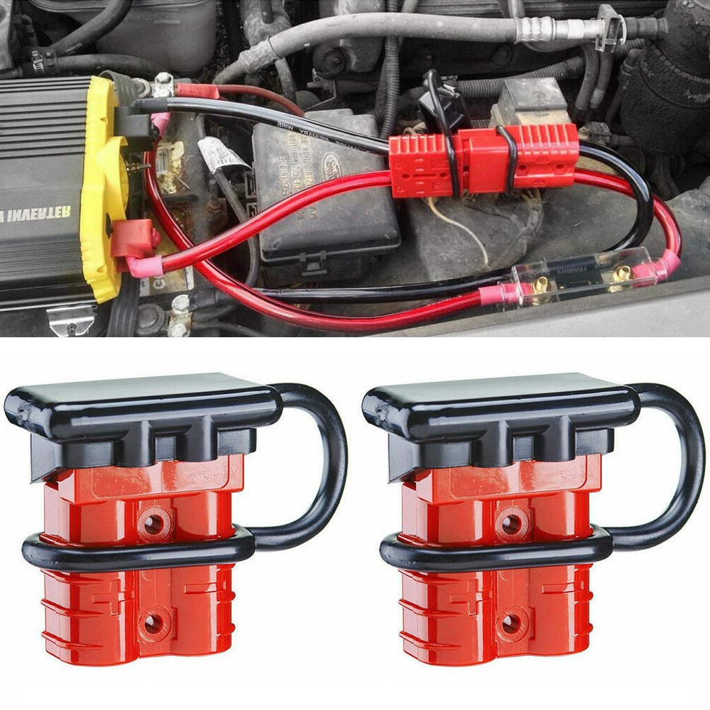 4pcs Quick Battery Connector Trailer Connect/Disconnect Wire Harness Plug