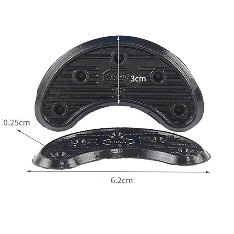 Czarne buty obcas podeszwa naklejki antypoślizgowe pięty liniowiec antypoślizgowe gumowe buty obcasy straż naklejki buty/pielęgnacja stóp 1 para