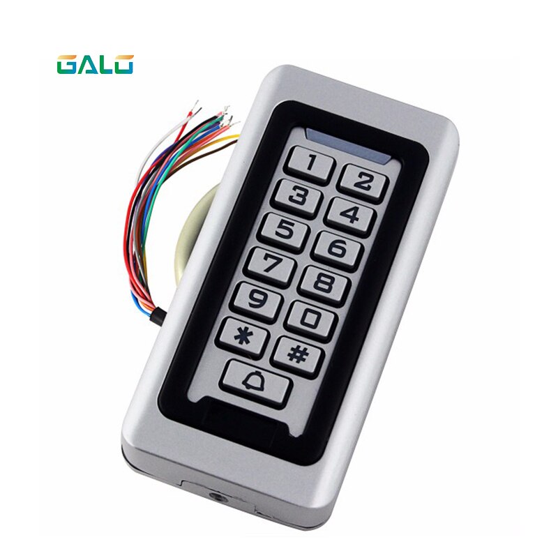 Standalone Access Controller with 10pcs EM keychains RFID Access Control Keypad digital panel Card Reader For Door Lock System