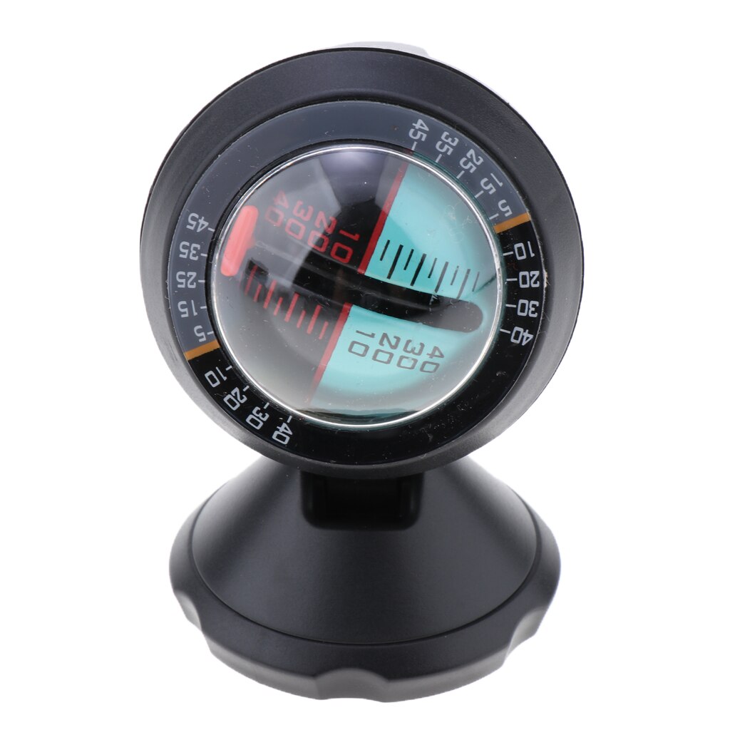 ABS Plastic Outdoor Slope and Inclination Measuring Meter Black