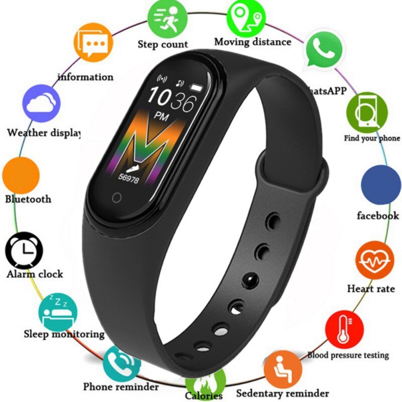 M5 Sport Fitness Call Horloge Smartband Smart Armband Bloeddruk Hartslagmeter