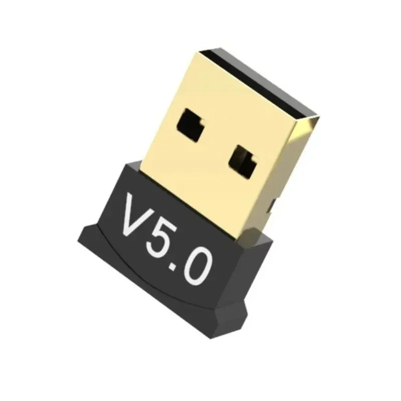 VIKEFON Bluetooth Adapter for Pc Usb Bluetooth 5.3 Dongle Receiver for Speaker Mouse Keyboard Music Audio Transmitter: Red