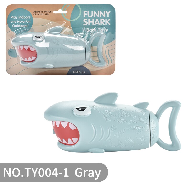 CSOC Water Guns Summer Toys Funny Toy Unicorn Shark Pig: Dark Gray