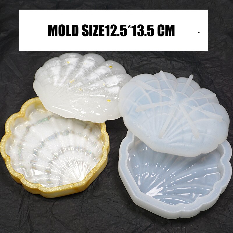 DIY Crystal Bow Storage Box Silicone Mold Epoxy Tabletop For Silicone Mold Crystal Epoxy Mould Epoxy Resin For Jewelry Making: Shell