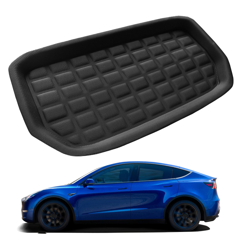 Voor Tesla Model Y Auto Front Kofferbak Opslag Matten Cargo Tray Mat Accessoires
