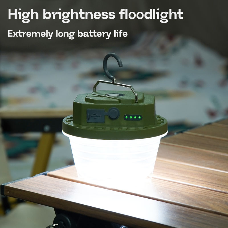 Moslighting 15w power campinglykta tältlampa usb uppladdningsbar bärbar ficklampa campinglampa utomhus vandring nattbelysning