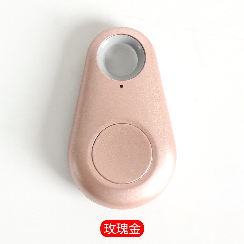 Bluetooth 4.0 Tracker Gps Locator Mini Tag Alarm Portemonnee Sleutel Hond Tracker Anti-Verloren Pocket Smart Tracker levert: Rose gold