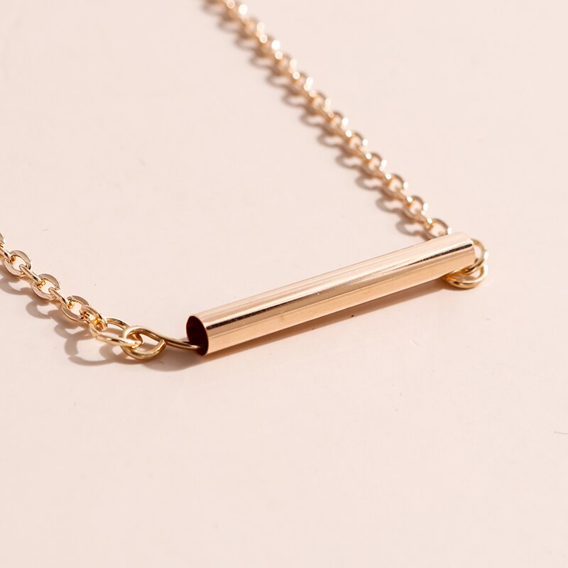 Eenvoudige stijl sleutelbeenketting zee marine anker kettingen en hangers voor vrouwen meisjes verjaardagsfeestje sieraden collier: Rhodium Plated