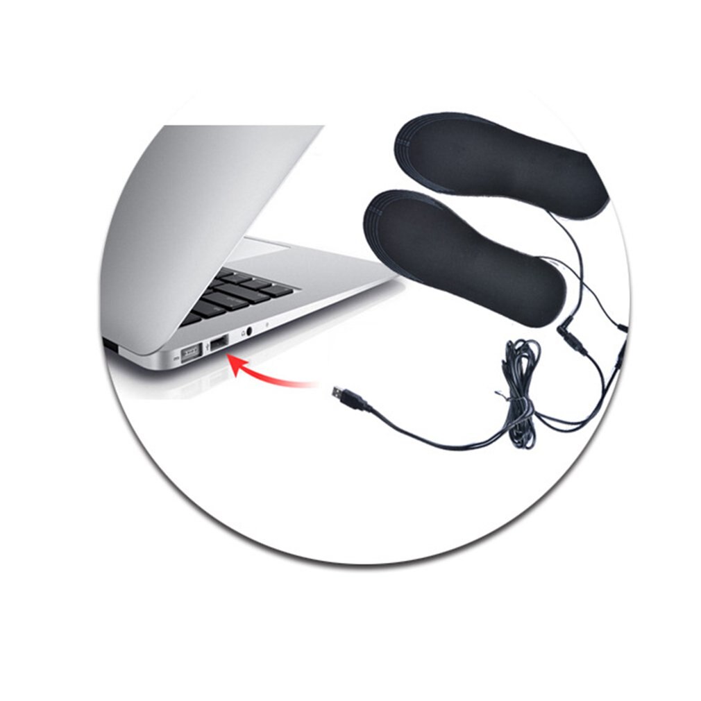 Electric Heating Inhole Outdoor USB Infrared Heating Insole Winter Flexible Electric Heating Insole Fishing Hiking