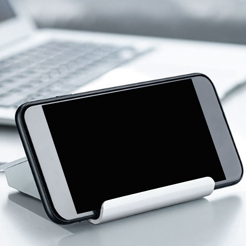 Usb-hub met hoge snelheid, mini 4- poorts usb 2.0- hub voor desktop, laptop met telefoon- en tablethouder