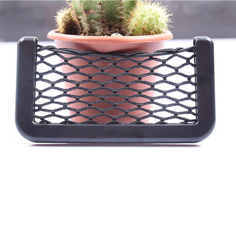 Redes de almacenamiento para Interior de coche, compartimentos de red trasera, bolsa de almacenamiento para asiento Interior, artículos