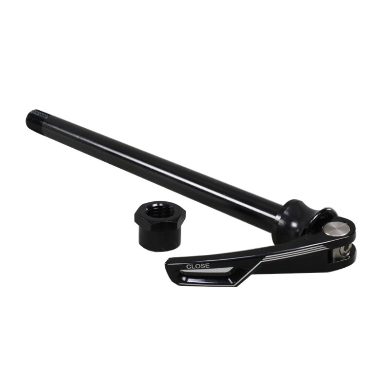Fiets Snelspanner Achter steekas 142*12mm voor Carbon Road Mountain MTB bike: Black regular